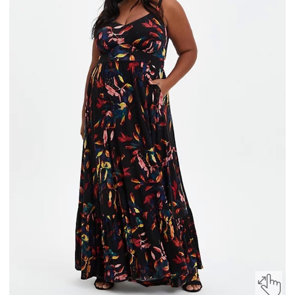 Tiered maxi dress super soft!!
